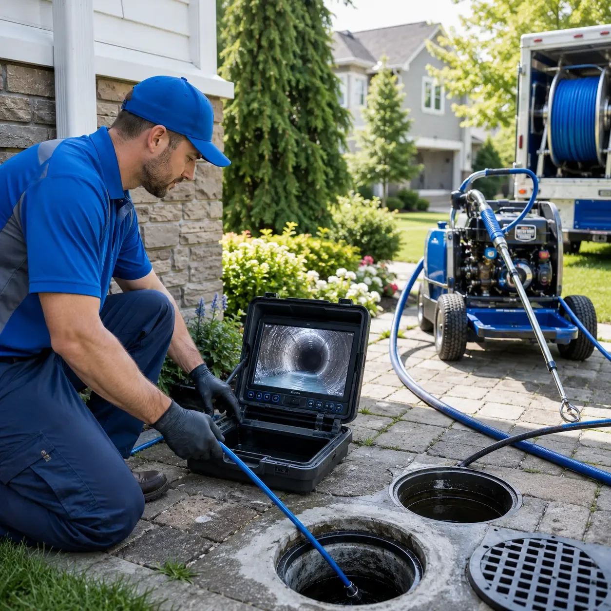 Outdoor drain cleaning professionals serving Carlton, TX